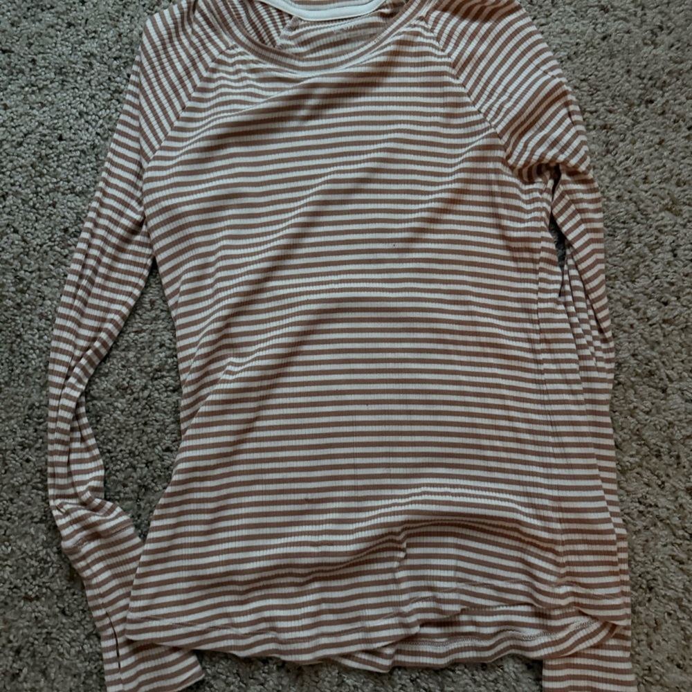 Offline By Aerie long sleeve striped top
